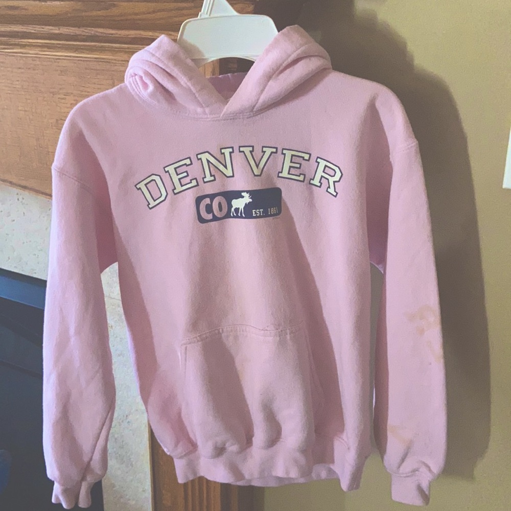 Pink Denver Co Hoodie